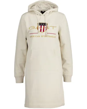 Archive Shield Hoodie Dress - Putty