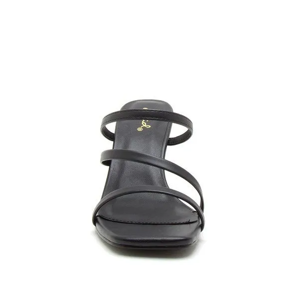 Ayla Multi Strap High Heel Mules