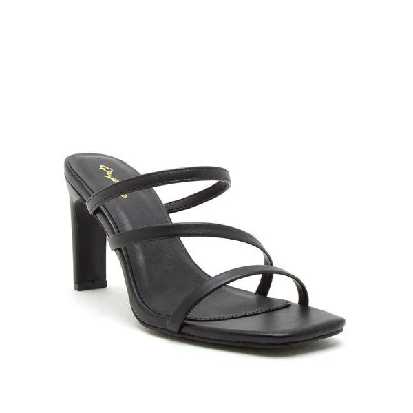 Ayla Multi Strap High Heel Mules