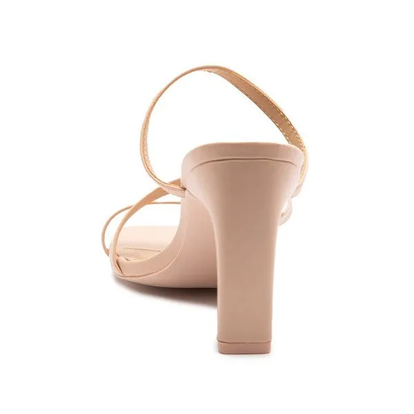 Ayla Multi Strap High Heel Mules