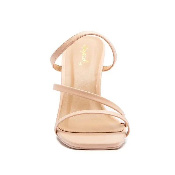 Ayla Multi Strap High Heel Mules