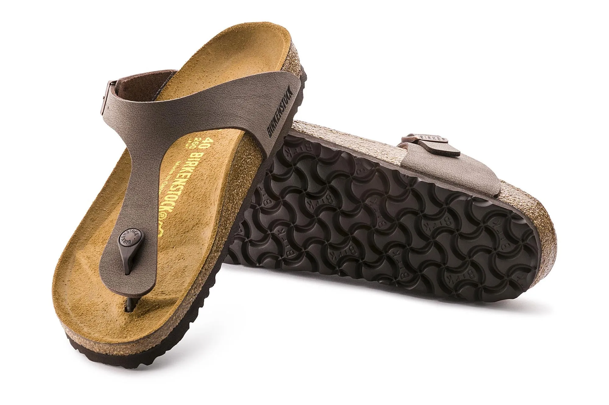 Birkenstock Women's Gizeh - Mocha | Birko-Flor 043751