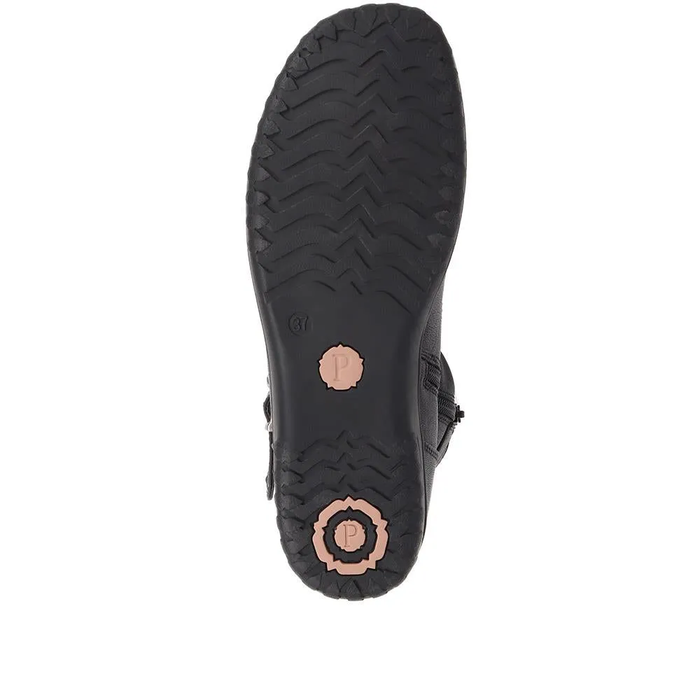 Buckle-Detailed Ankle Boots  - WBINS38049 / 324 228