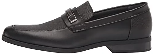 Calvin Klein Men's Black Leather Loafers