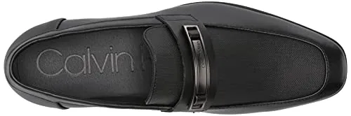 Calvin Klein Men's Black Leather Loafers