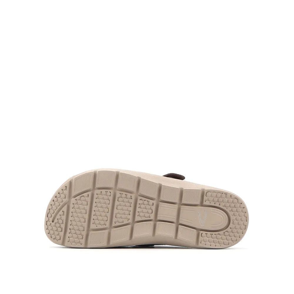 camel active Women Trinity 1 Buckled Clogs Sandals -752407-CV01SV-33-COFFEE
