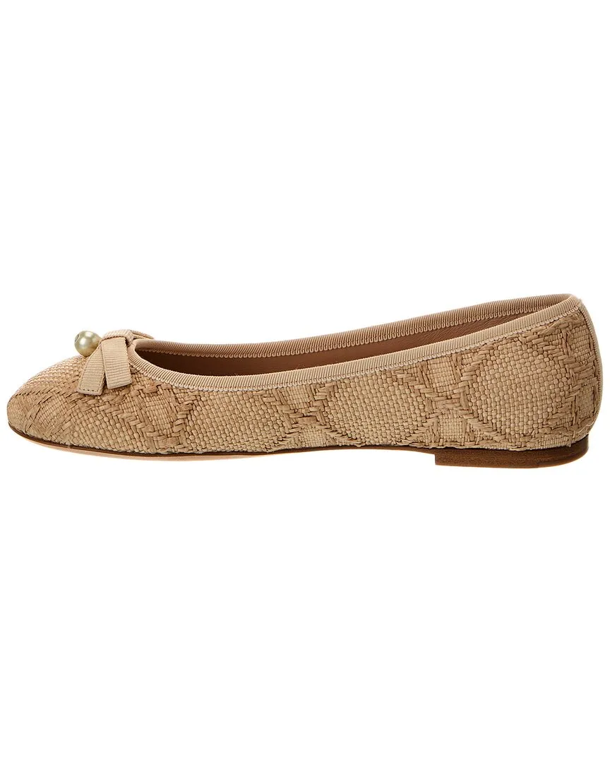Dior Raffia Ballet Flat