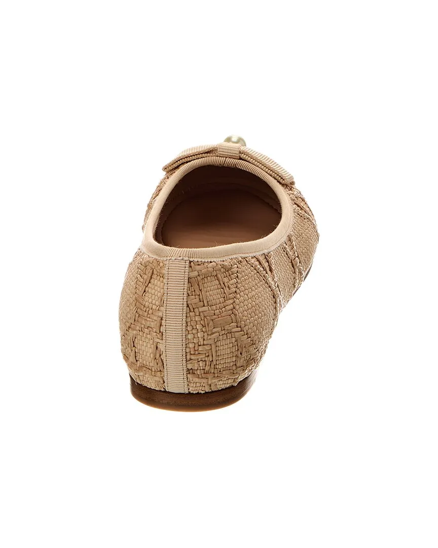 Dior Raffia Ballet Flat