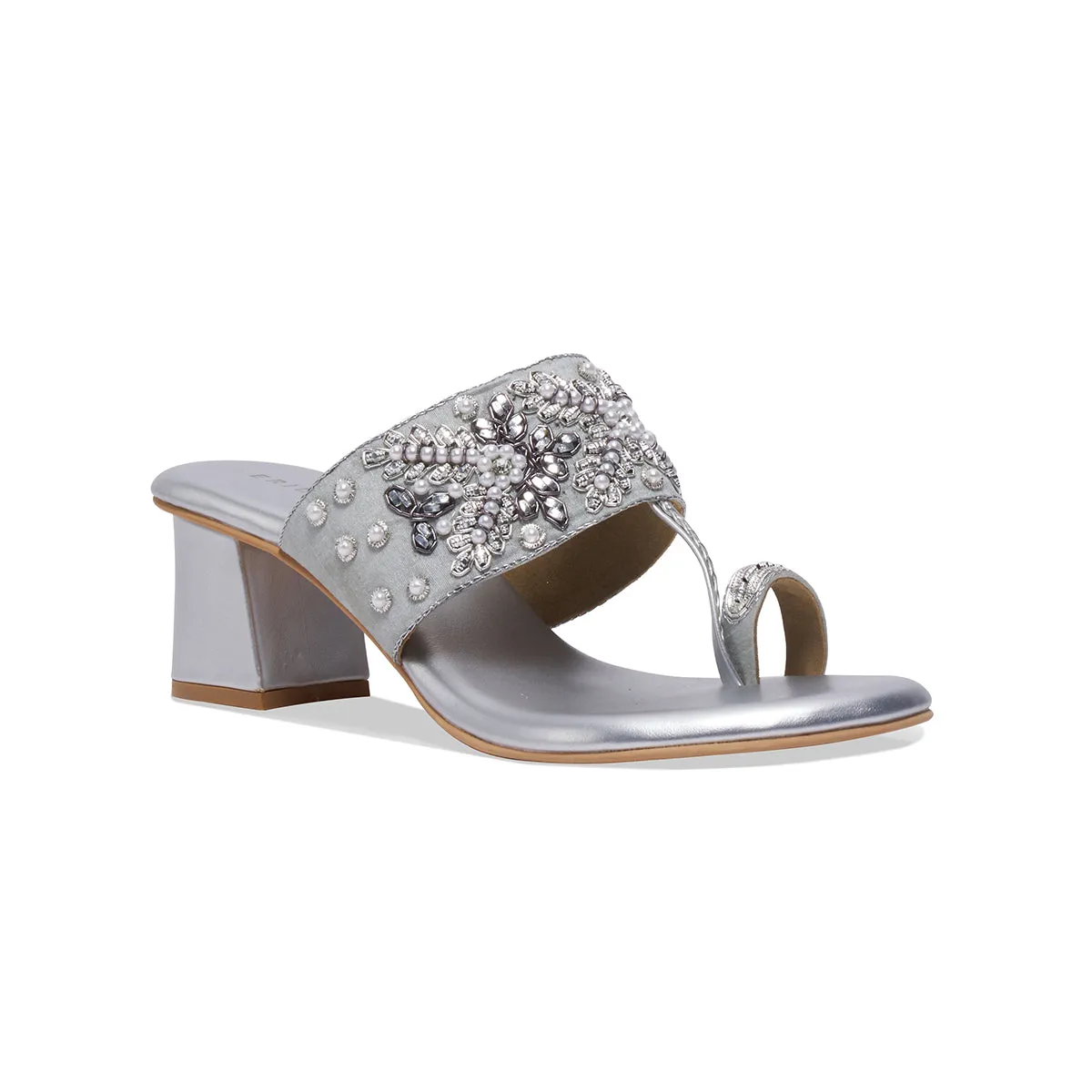 Elka Embroidered Heels