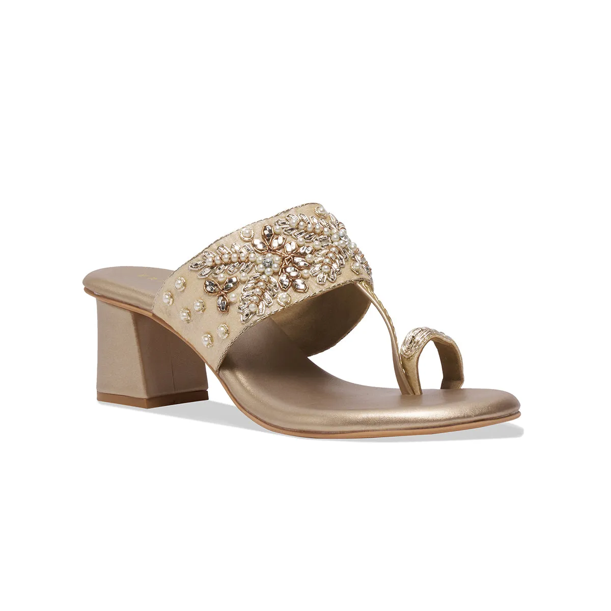 Elka Embroidered Heels