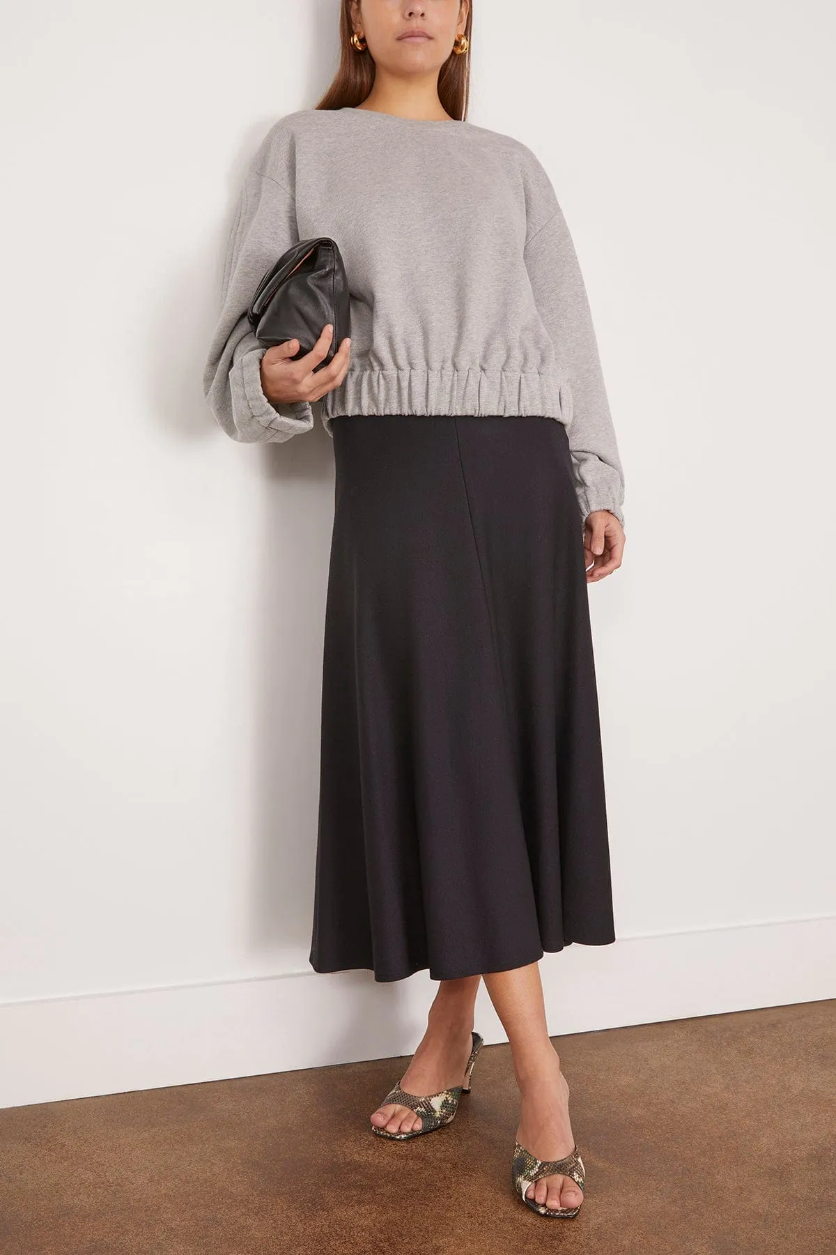 Halvin Sweater in Grey Melange