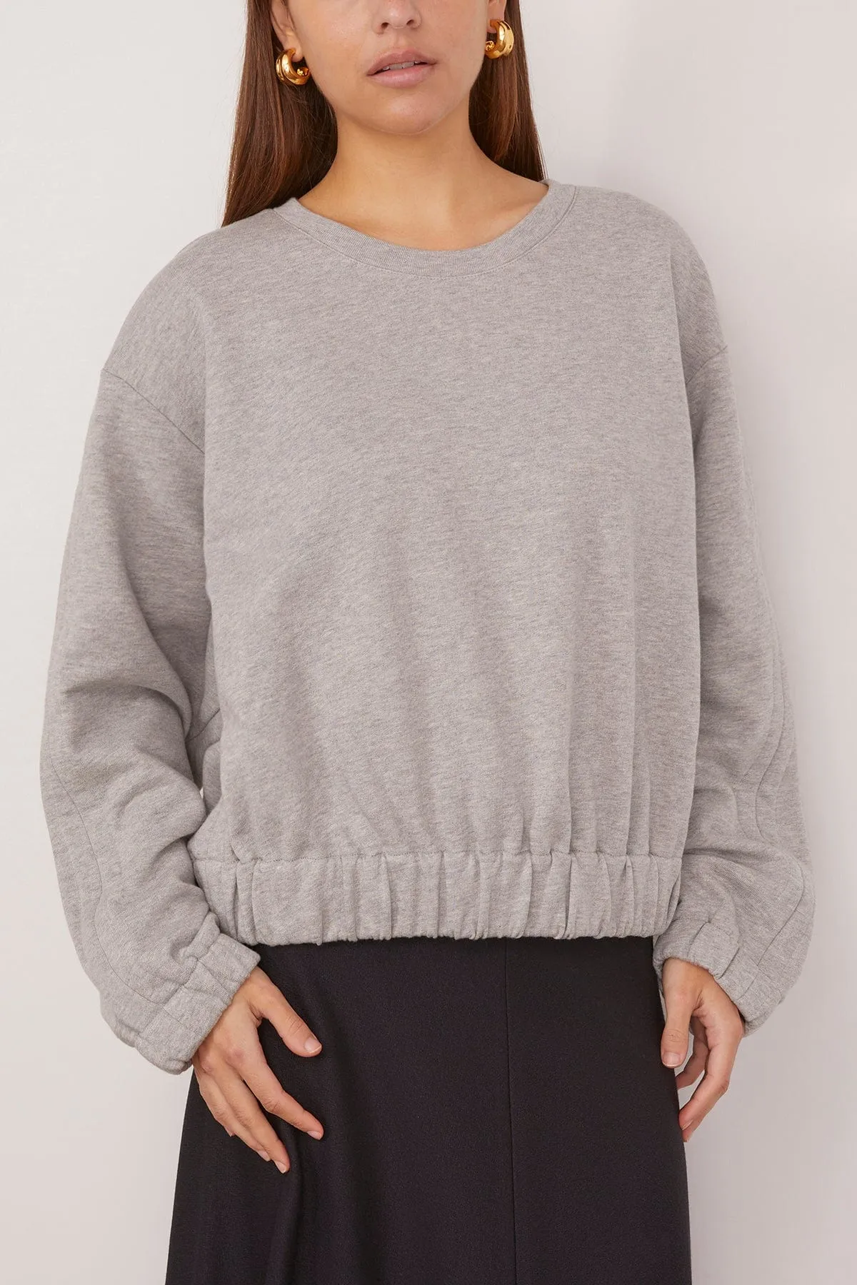 Halvin Sweater in Grey Melange