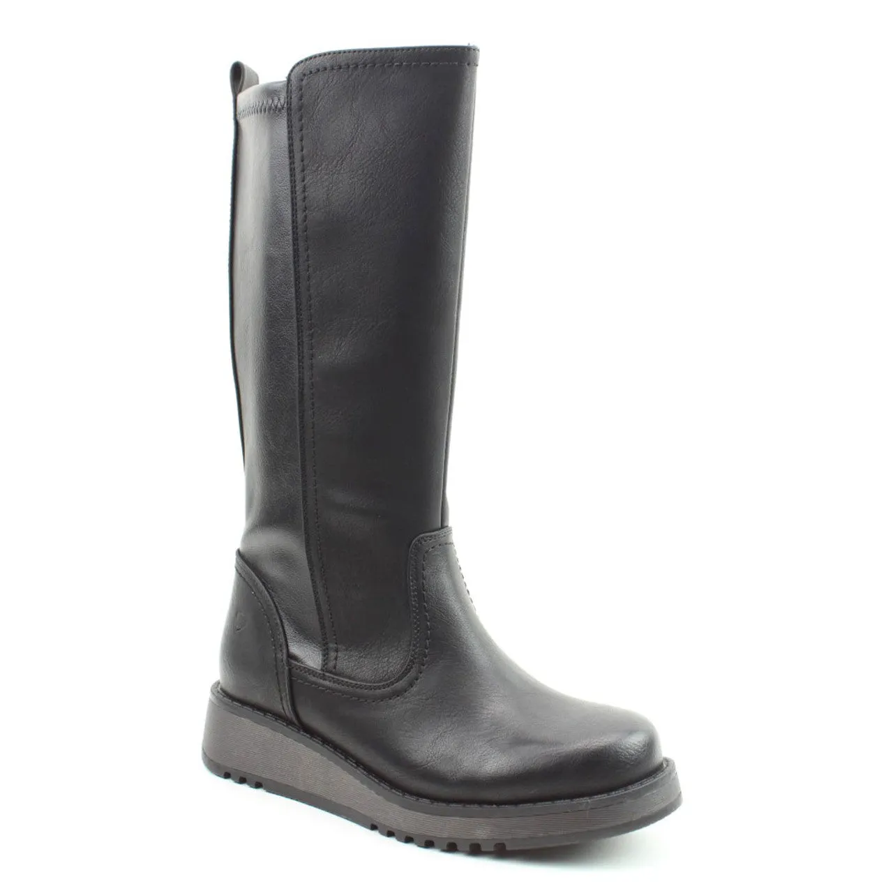 Heavenly Feet Luna Long Boot with zip KHAKI