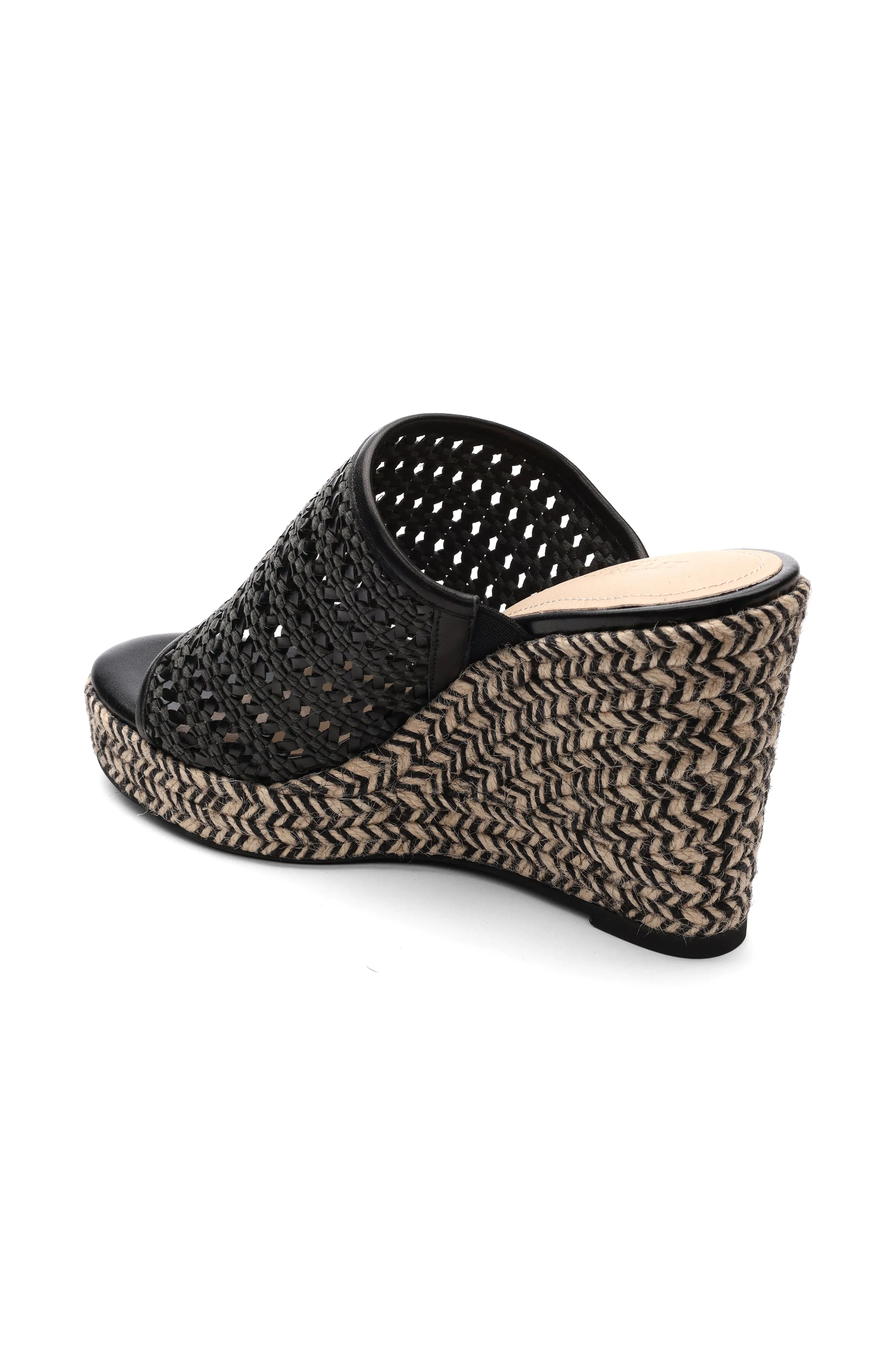 HIGHLAND WOVEN LEATHER WEDGE SANDAL