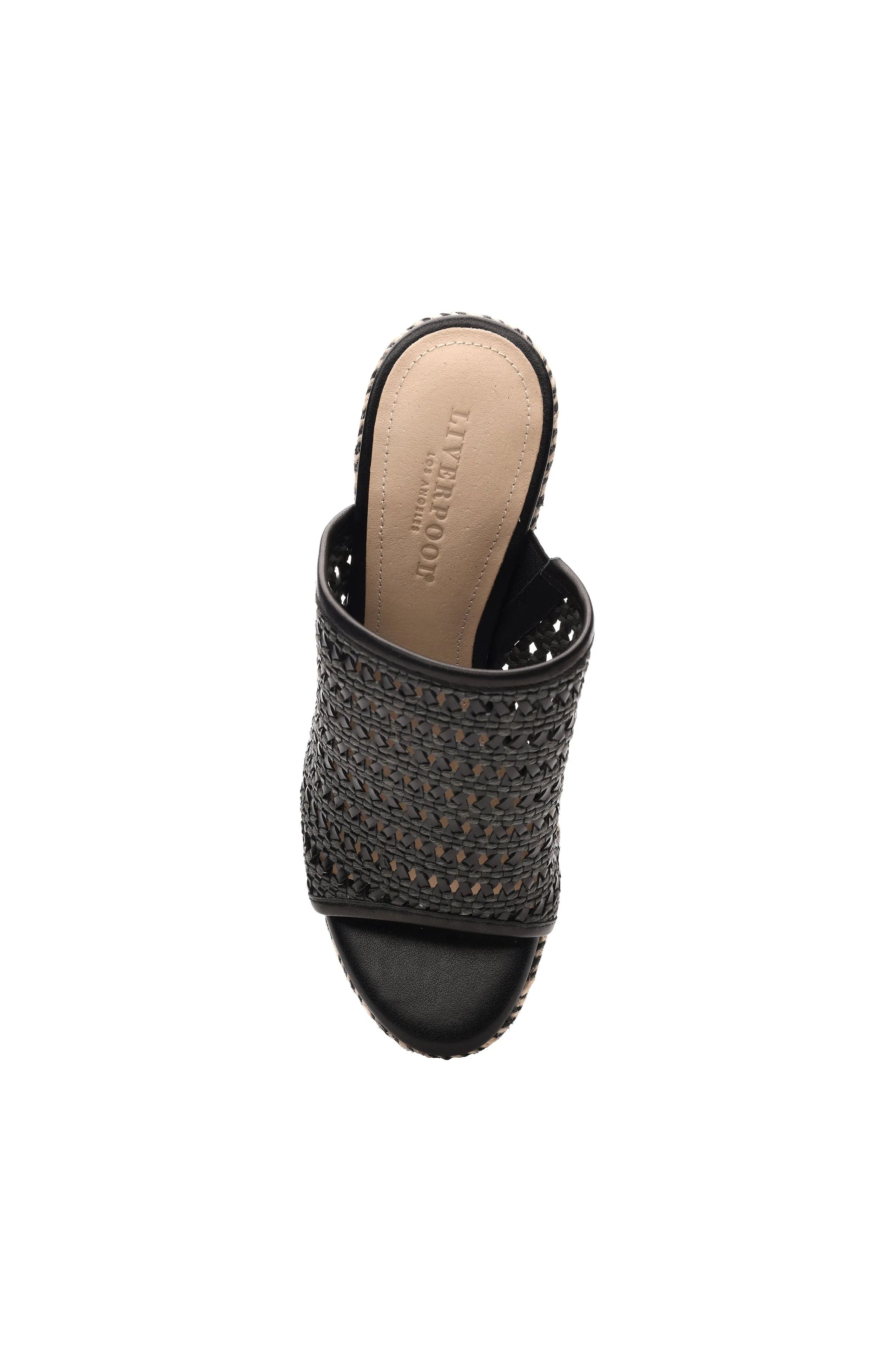 HIGHLAND WOVEN LEATHER WEDGE SANDAL