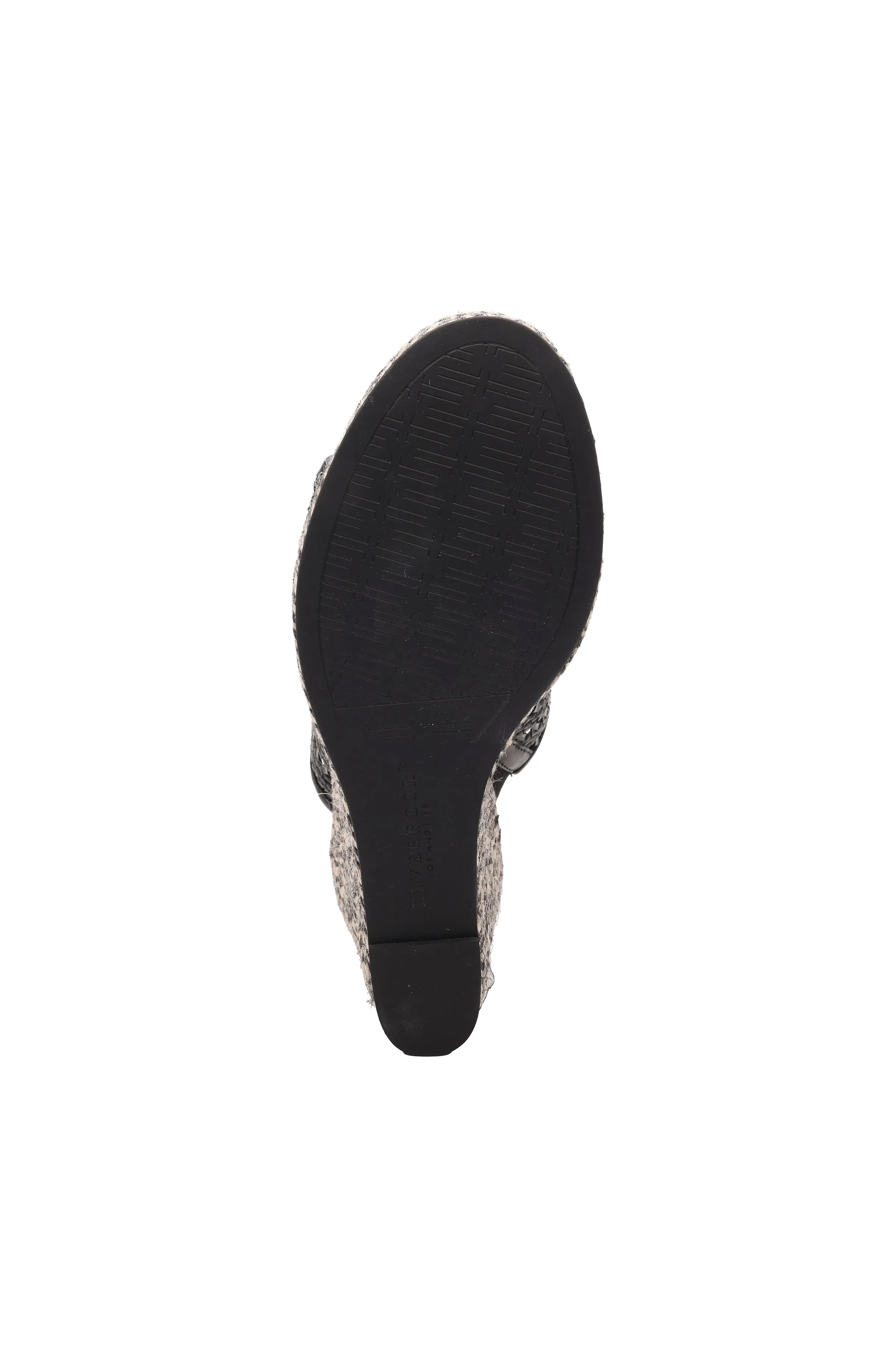 HIGHLAND WOVEN LEATHER WEDGE SANDAL