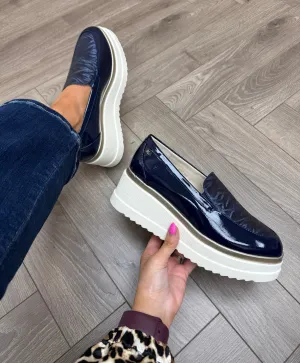 Kate Appleby ‘Kirtling’ Platform Loafer (K9)- Sapphire