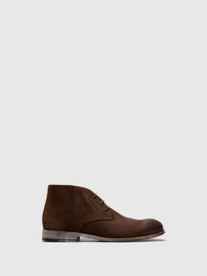 Lace-up Ankle Boots CAJY074FLY CAMEL