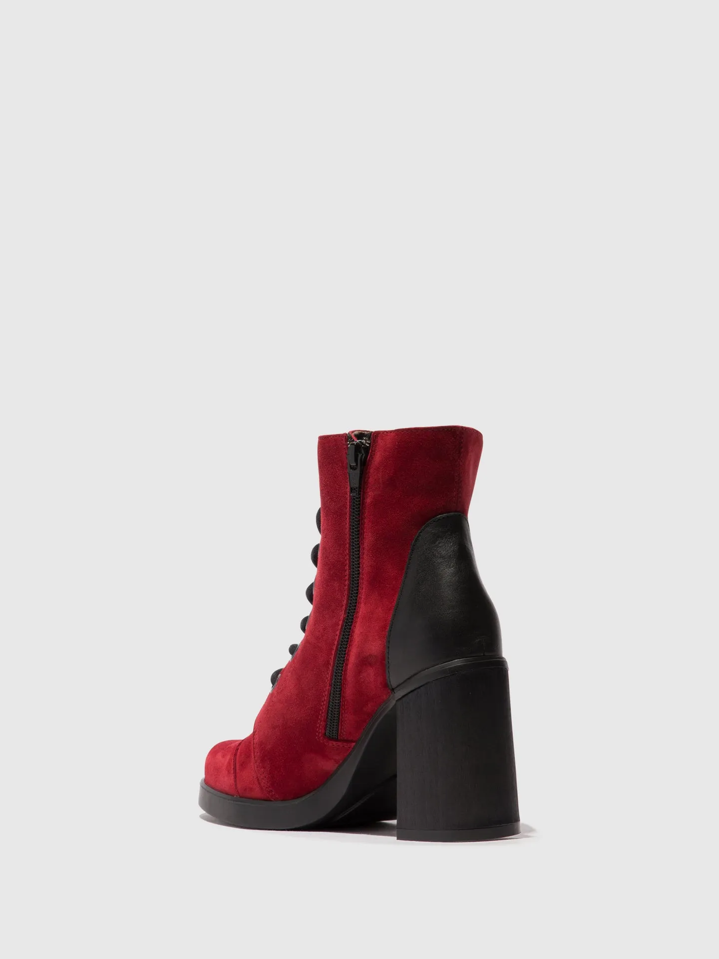 Lace-up Ankle Boots SONY989FLY WINE/BLACK
