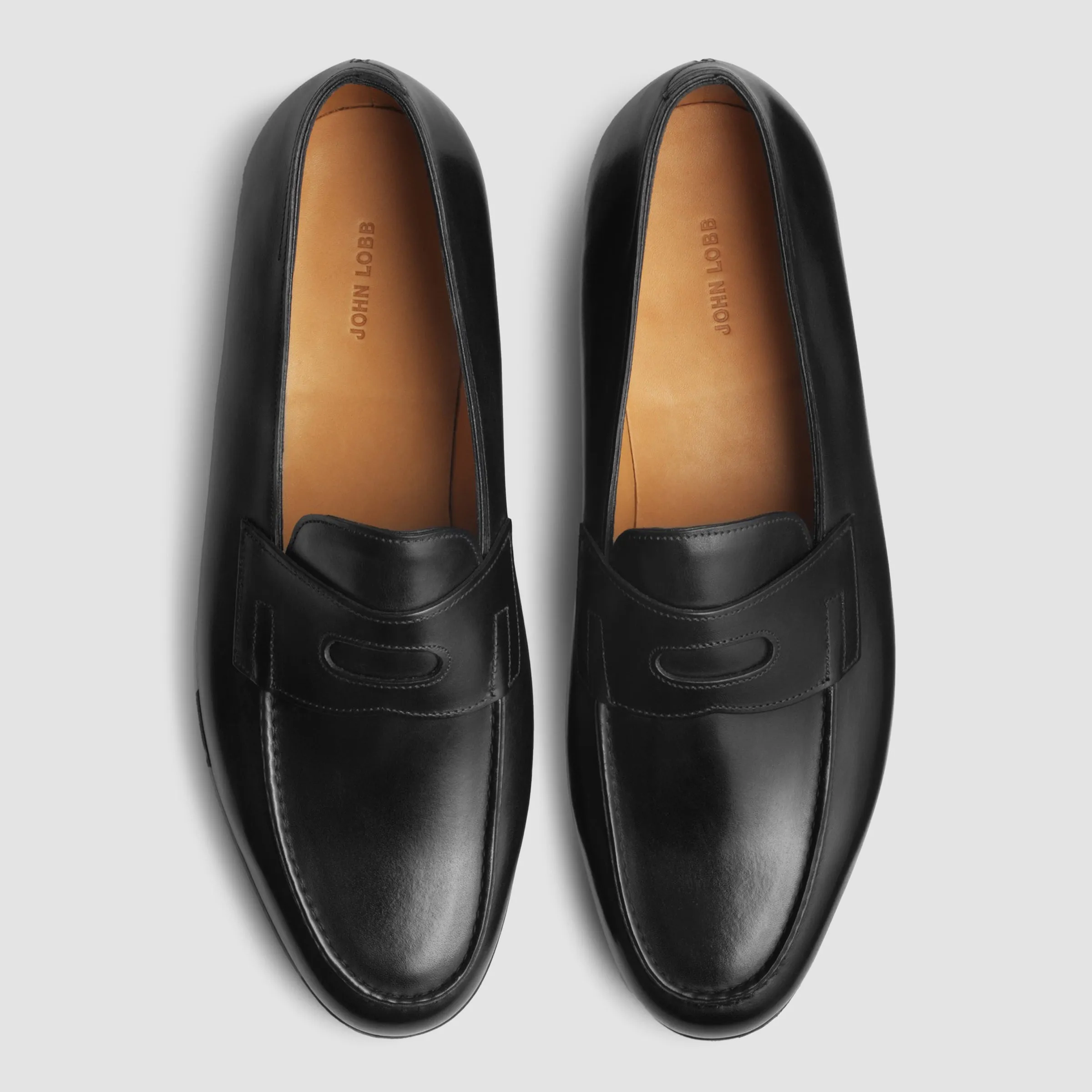 Lopez, Black Calf, Leather Sole