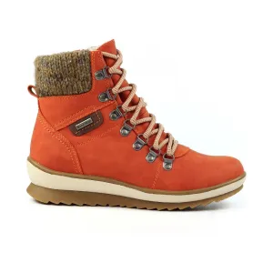 Lunar Sycamore Glb150 ORANGE Waterproof Hiker Style Zip Boot