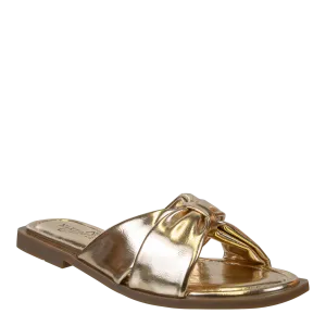 NAKED FEET - GOA in GOLD Flat Sandals