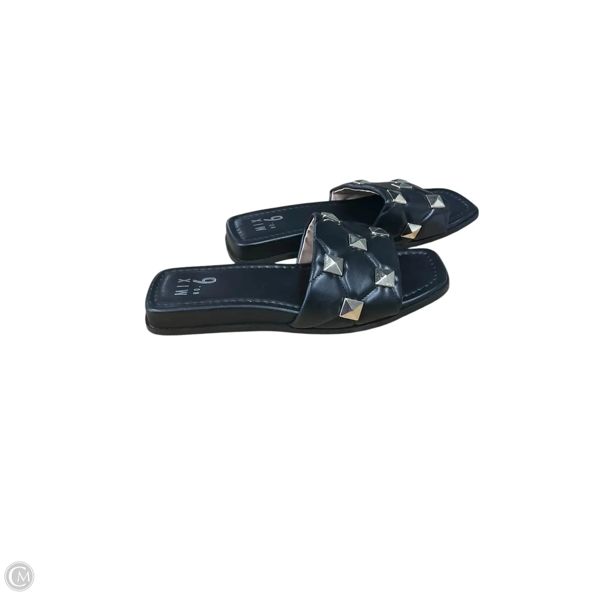 Sandals Flats By Mix No 6 In Black, Size: 7.5