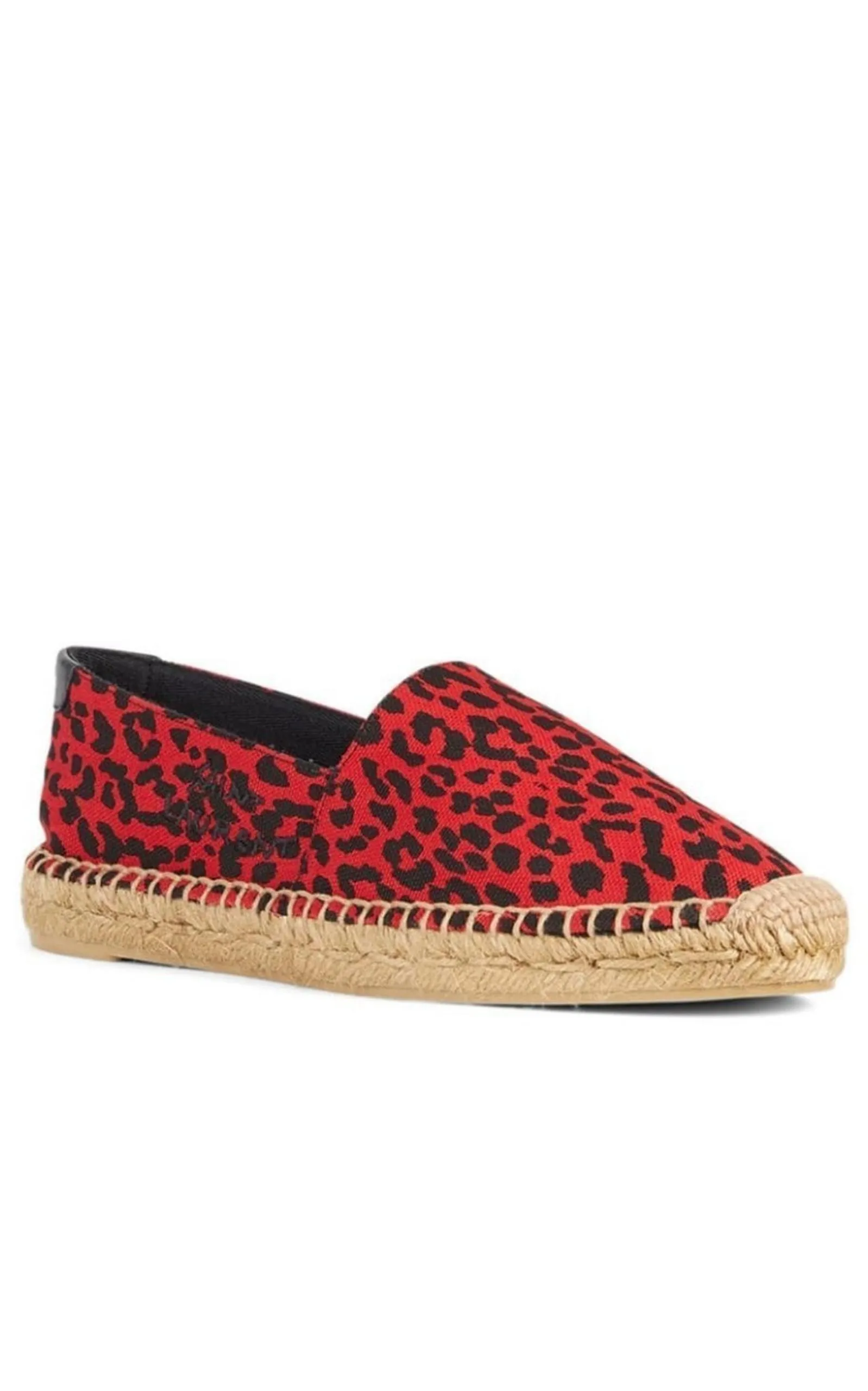 Signature Leopard-Print Flat Espadrilles