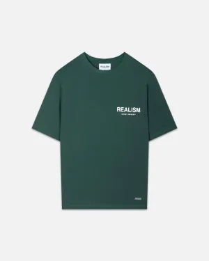 SSS REALISM BACK LOGO TEE PINE GREEN