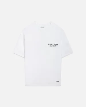 SSS REALISM BACK LOGO TEE WHITE